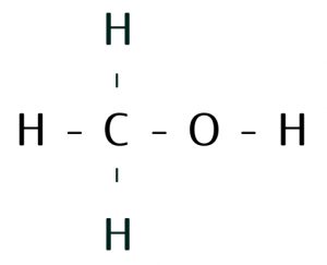 メタノール構造式