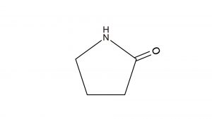 2-ピロリドン　構造式
