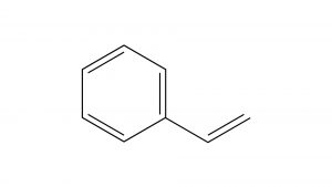 スチレンモノマー　構造式