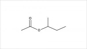 酢酸sec-ブチル（SBAC）　構造式