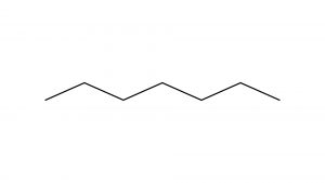 ノルマルヘプタン　構造式