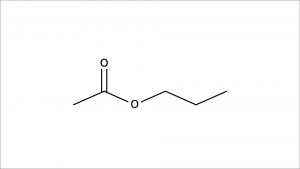 酢酸ノルマルプロピル　構造式