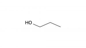 ノルマルプロピルアルコール（NPA）　構造式