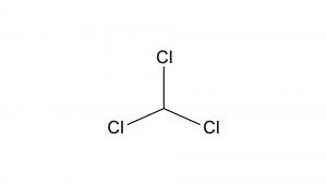 クロロホルム　構造式