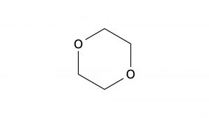 1,4-ジオキサン　構造式