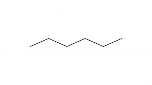 ノルマルヘキサン　構造式