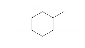 メチルシクロヘキサン　構造式