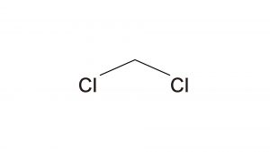 メチレンクロライド　構造式