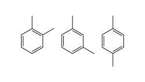 キシレン　構造式