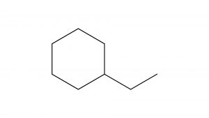 エチルシクロヘキサン　構造式