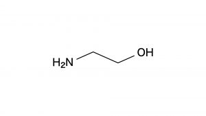モノエタノールアミン　2-アミノエタノール　構造式
