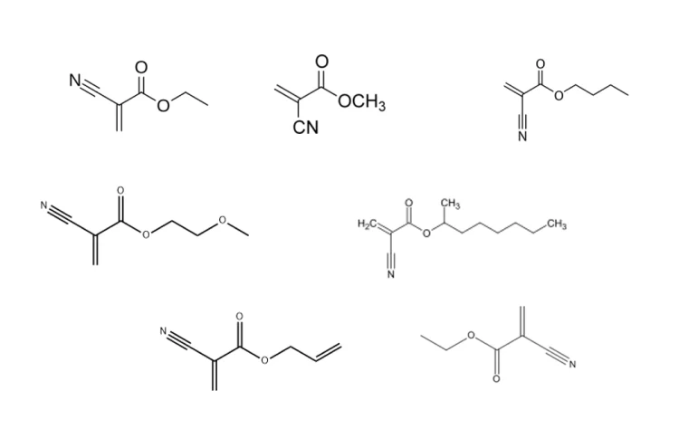 シアノアクリレートの種類